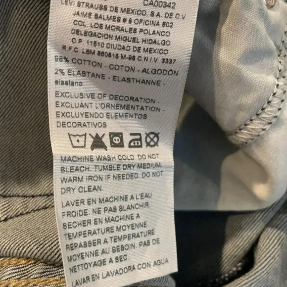 Denizen by Levi’s mom jean Light wash High rise Junior size 13 NWT - Picture 13 of 14